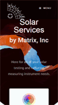 Mobile Screenshot of matrix-solar.com